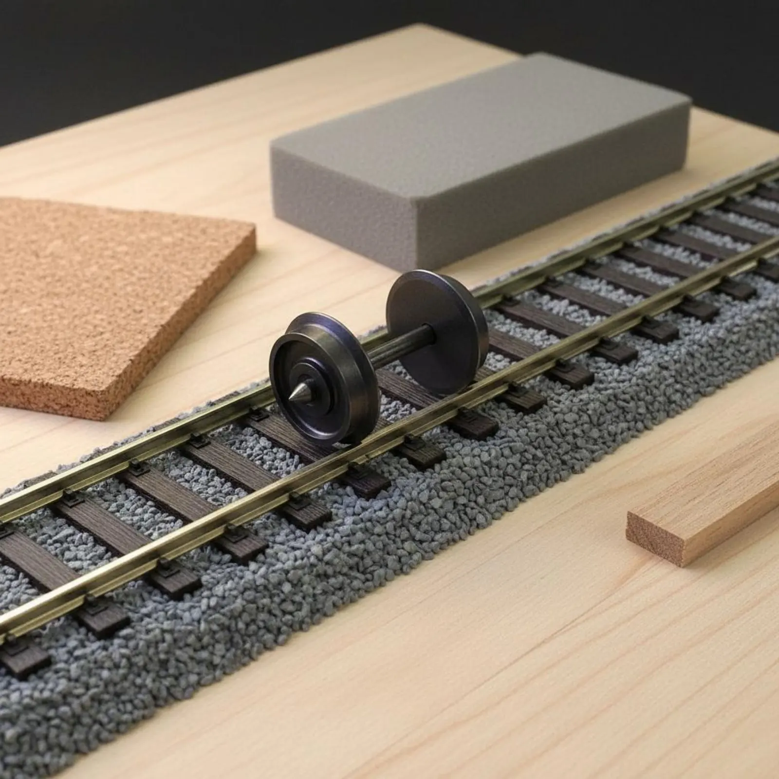 HO Scale Train Wheelset Replacement Part Metal Axle Wheel Pair for Repair
