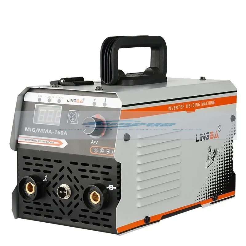 2023 Model 120A Wide Voltage 110-220v with Accessories 1kg Airless Two-Shielded Welding Machine MiG/MMA-160