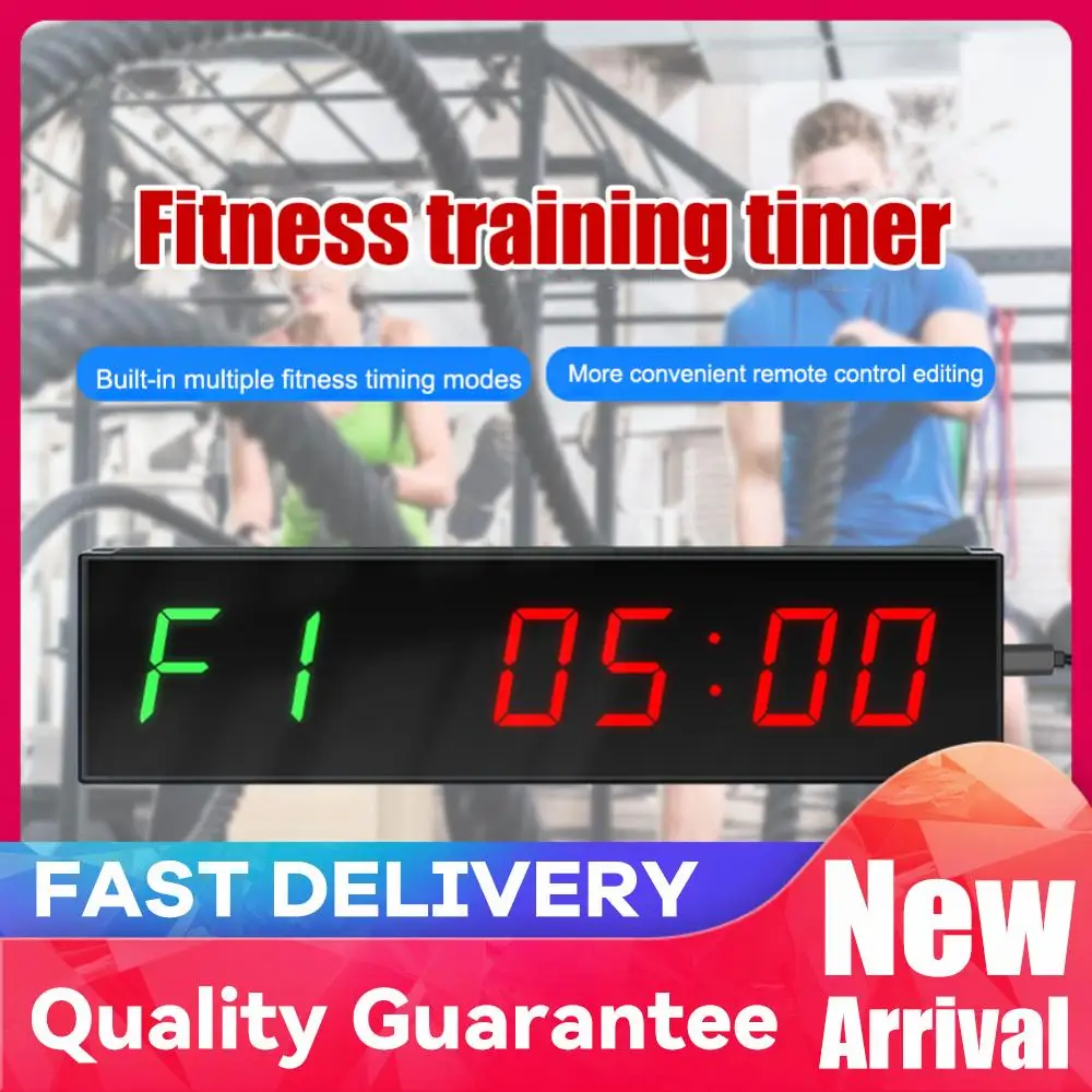 

Светодиодные цифровые часы-таймер обратного/прямого отсчета с разъемом Type-C, настенные, из алюминиевого сплава, с клейким крючком для занятий спортом и фитнесом