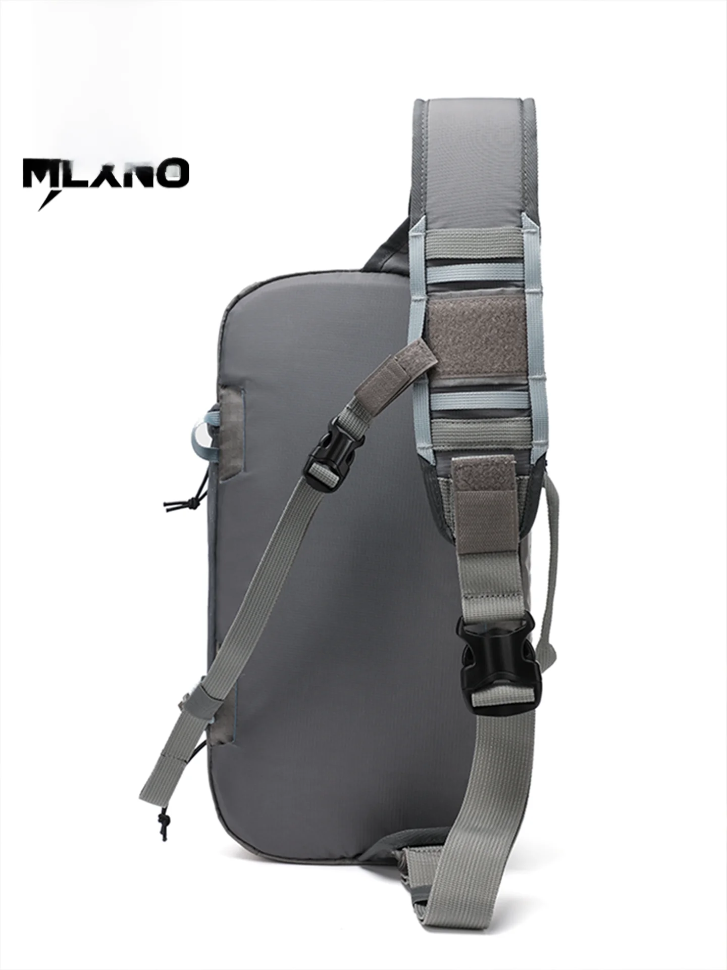New Men's Outdoor Waterproof Chest Bag Large Capacity Hiking Commuting Shoulder Bag Travel Trekking Single Strap Bag