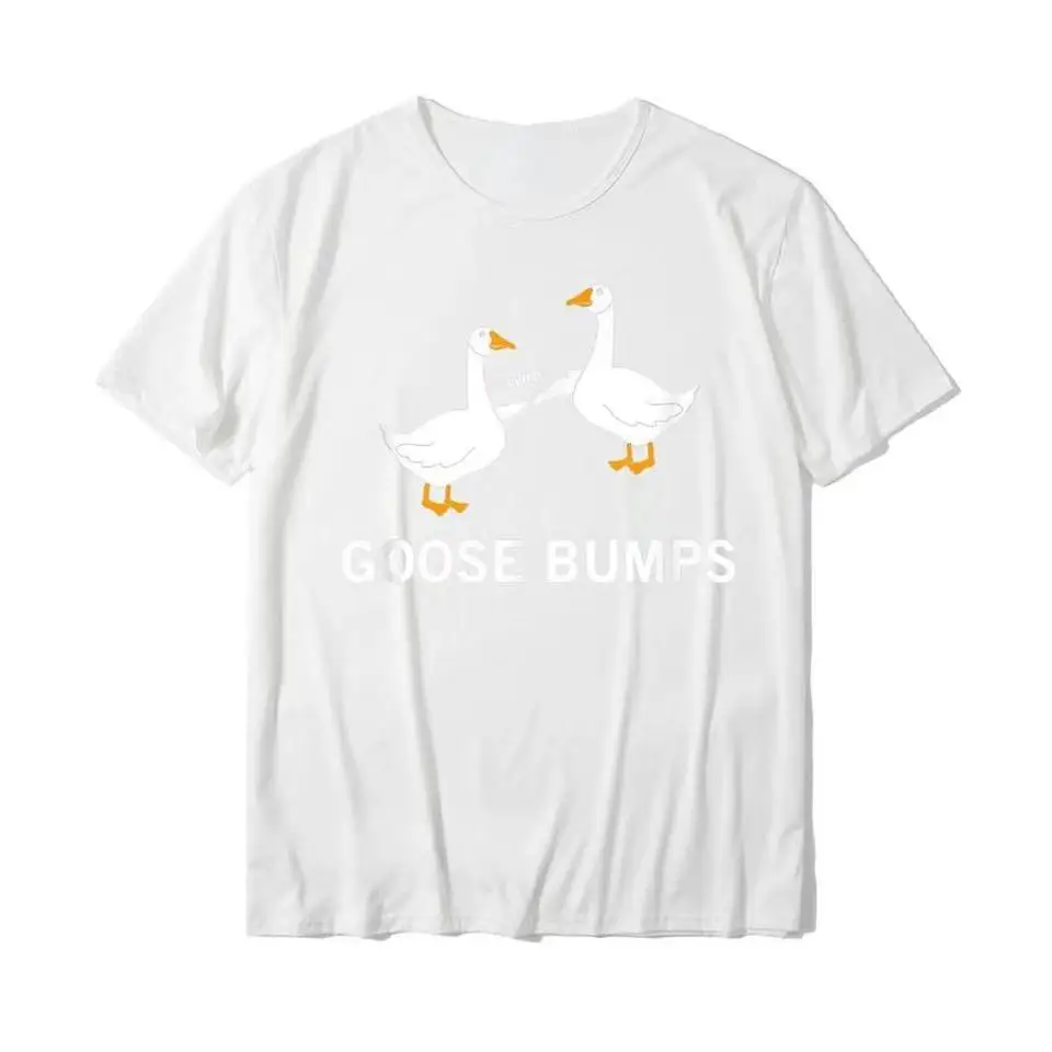 Kawaii TShirt Funny Goosebumps Silly Goose T Women Men Casual Commuter Tops Oversized Tee Camisetas Custom 80078 — 2