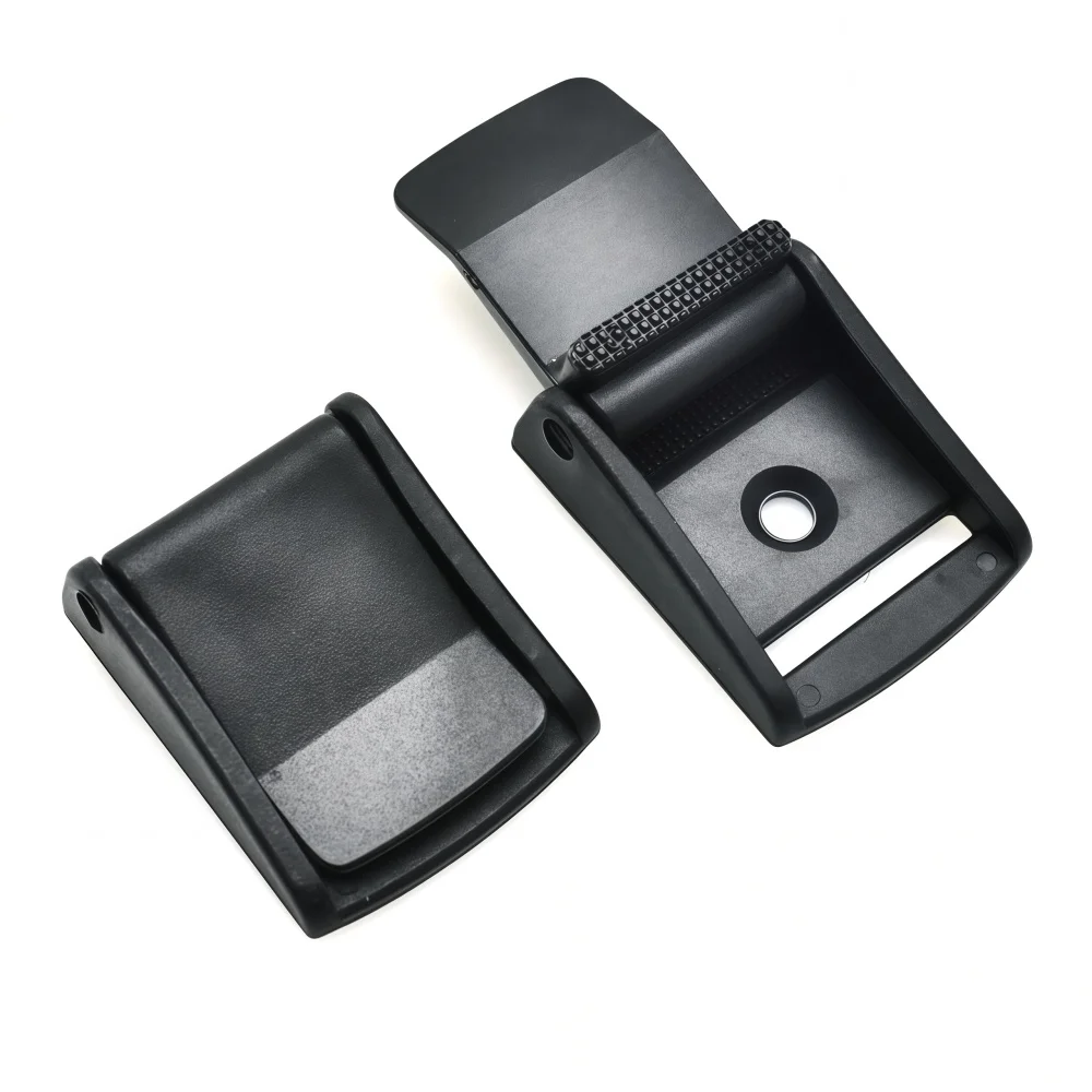 5-50 Stück/Packung Klemmschnallen aus Kunststoff, schwarz, Knebelverschluss für Rucksackgurte, Gurtband, 5/8 Zoll, 3/4 Zoll, 1 Zoll, 1-1/4 Zoll, 1-1/2 Zoll, 2 Zoll – Detail 2