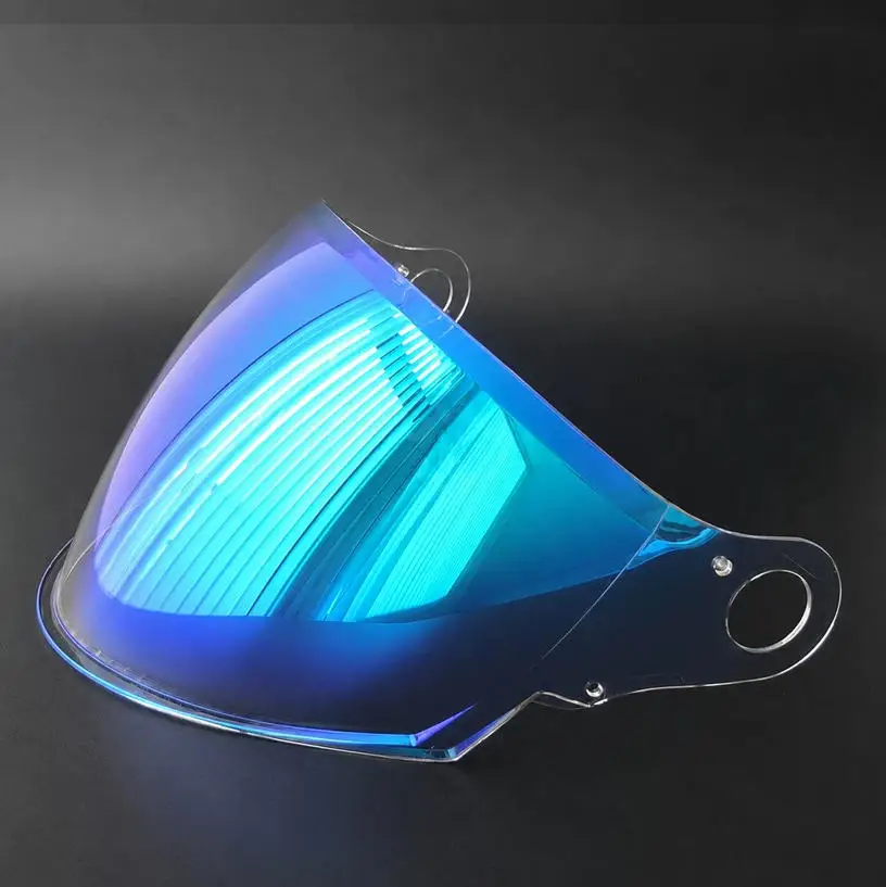 Hot for LS2 AIRFLOW II Half Helmet Silver Visors,for LS2 OF616 Helmet Lens, Open Face Motobike Helmet Color Lens image 6