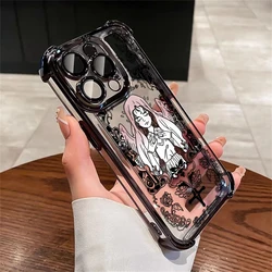 Luxury Middle Ages Retro Cupid Angel Case For Infinix Hot 40i 30i Play Smart Note 40 Spark Go itel A70 Shockproof Clear Armor