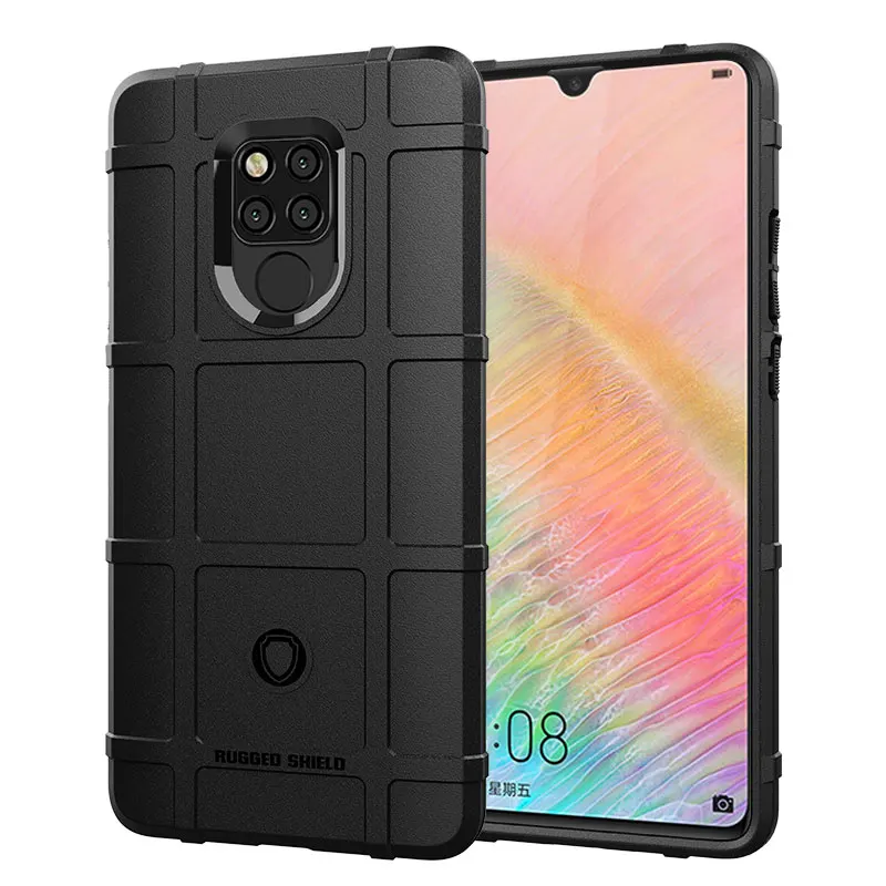 Armor Heavy Phone Case for Mate 20 X Shockproof Matte Rubber Cover for Huawei mate 20x 20 X Soft Silicone Shield Cases