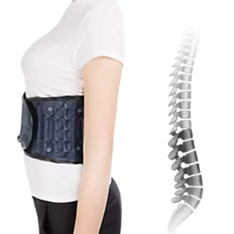 Back pain relief Air traction Spinal decompression Lumbar inflation band