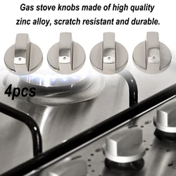 4pcs Gas Stove Knobs Cooker Oven Hob Control Knobs Switch 6mm Kitchen Cooker Gas Stove Cooktop Control Gas Stove Accessories