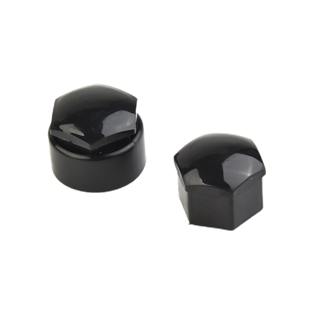 قفل غطاء عجلة الجوز غطاء الجوز الأيسر أجزاء البلاستيك 24X الزخارف اكسسوارات شاحنة غطاء تغليف العجلة السوداء الجبهة اليمنى