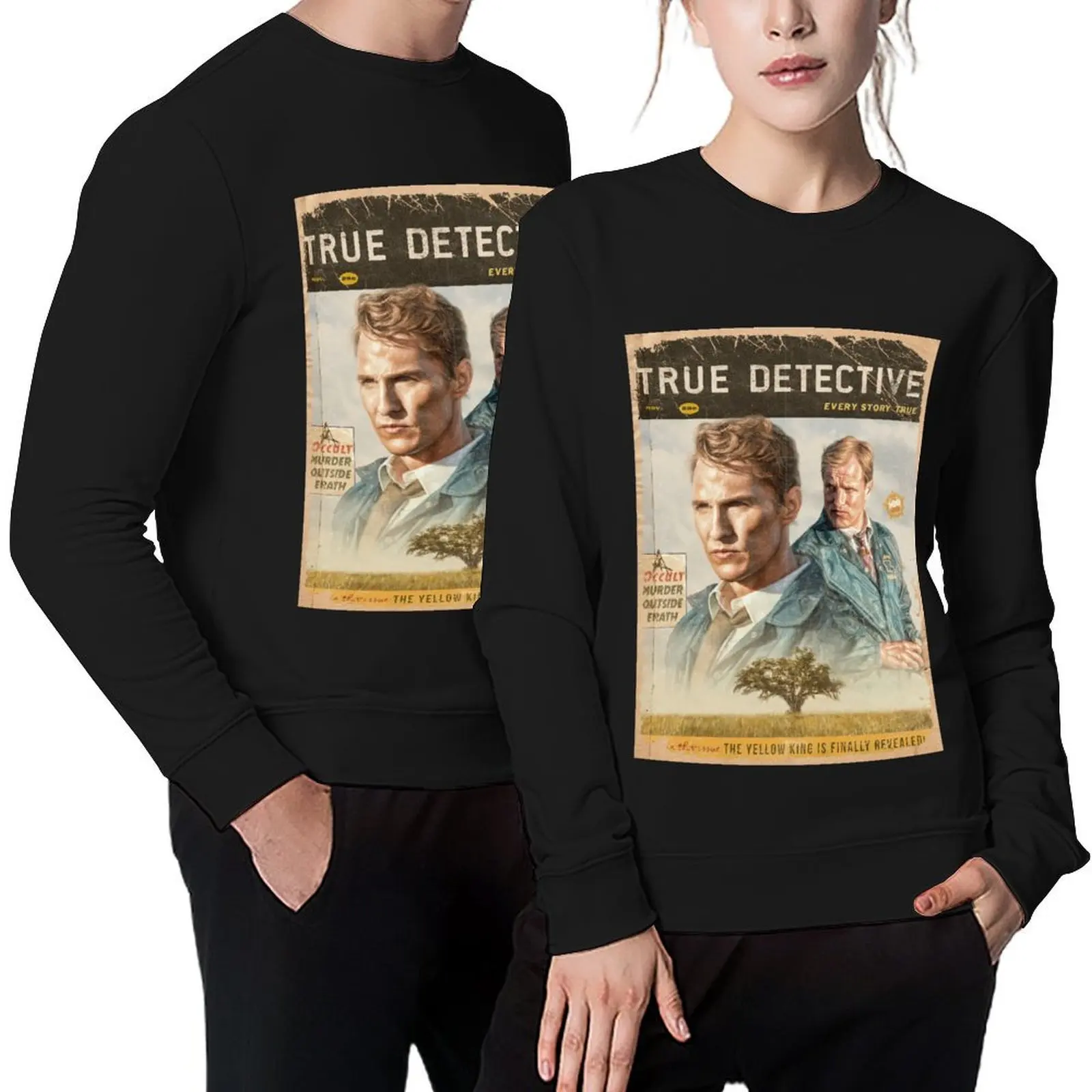 

True Detective Season 1 Pullover winter clothes japanese style male clothes autumn clothes new in sweatshirts