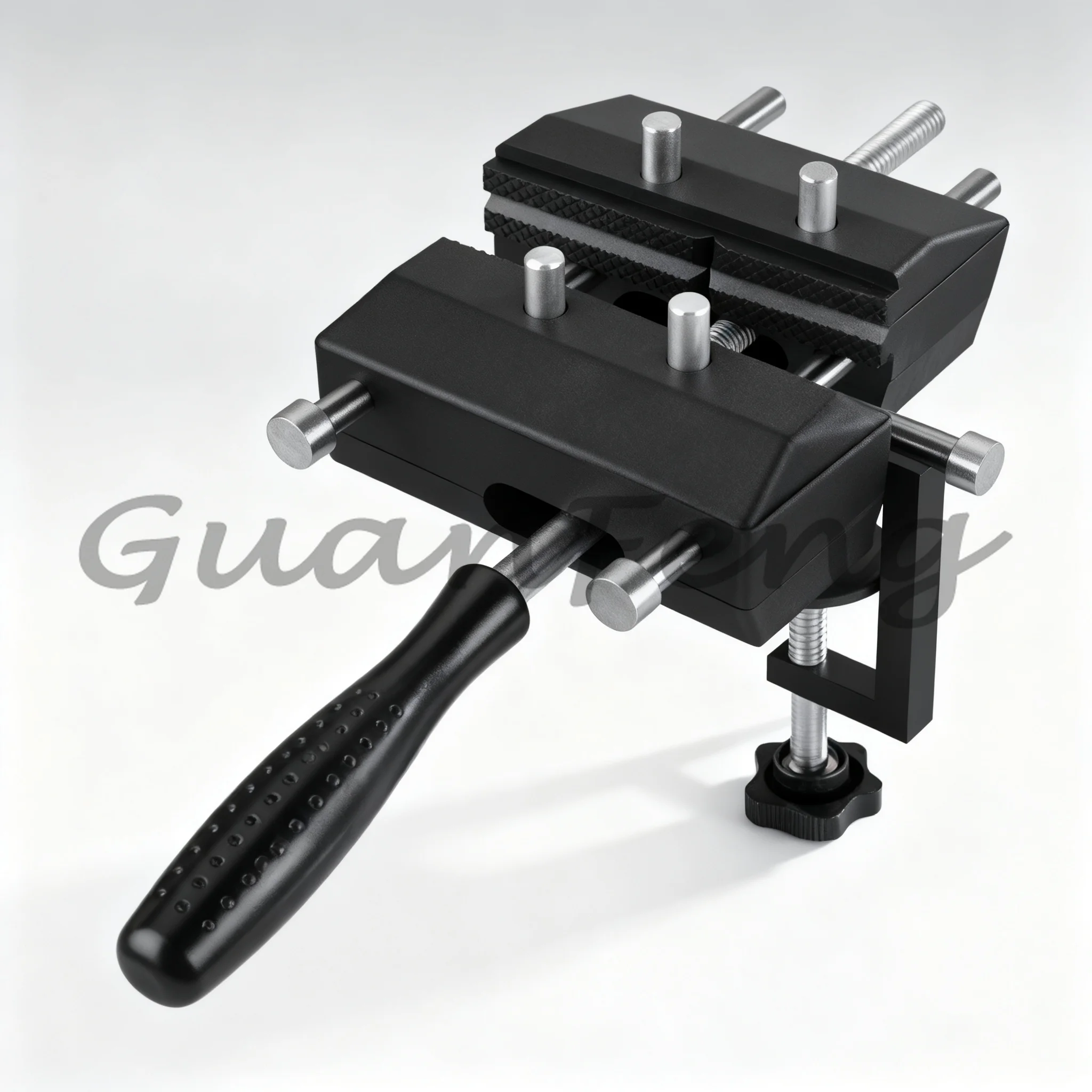 Desktop Woodworking Adjustable Angle Workbench Clamp, Thickened Base Fixture for Tight Workpiece Machining & Fixation