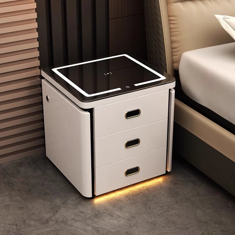 

Nightstands Bedroom Bedside End Tables Bed Desk Storage Locker Side Room Wood Small Sofa Design Gaveteros Para Cuarto Furniture