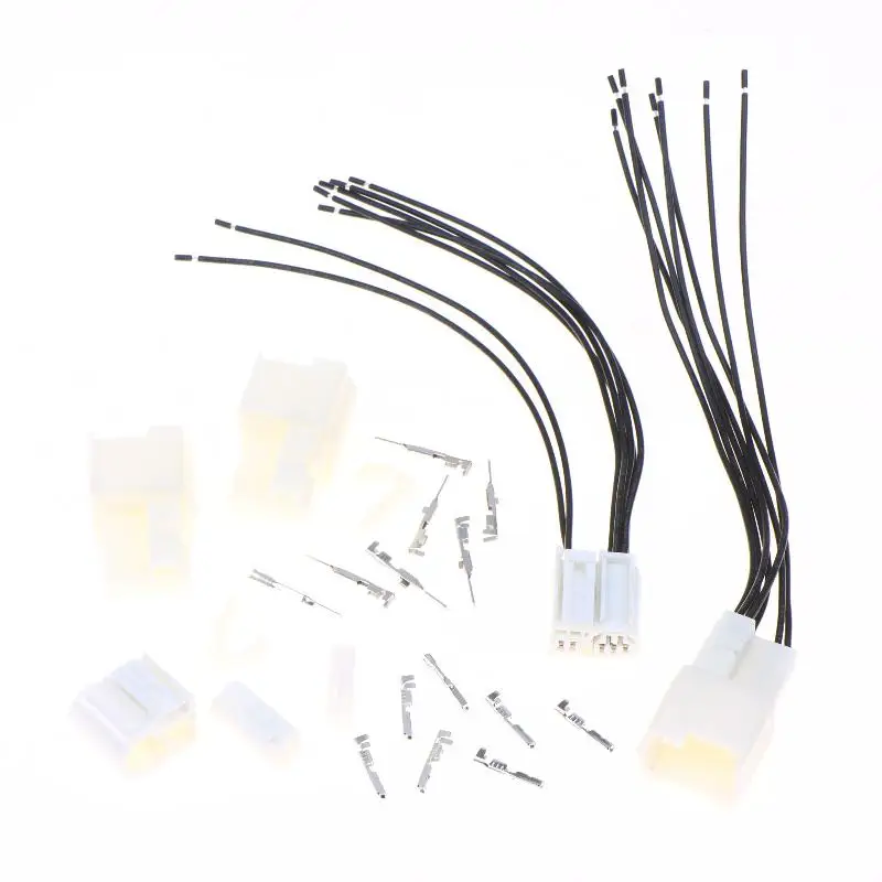 7 Pin Automotive Connector for Rearview Mirror Reverse Mirror Assembly Plug Secure Fit for Car Mirror Wiring Harness Replacement
