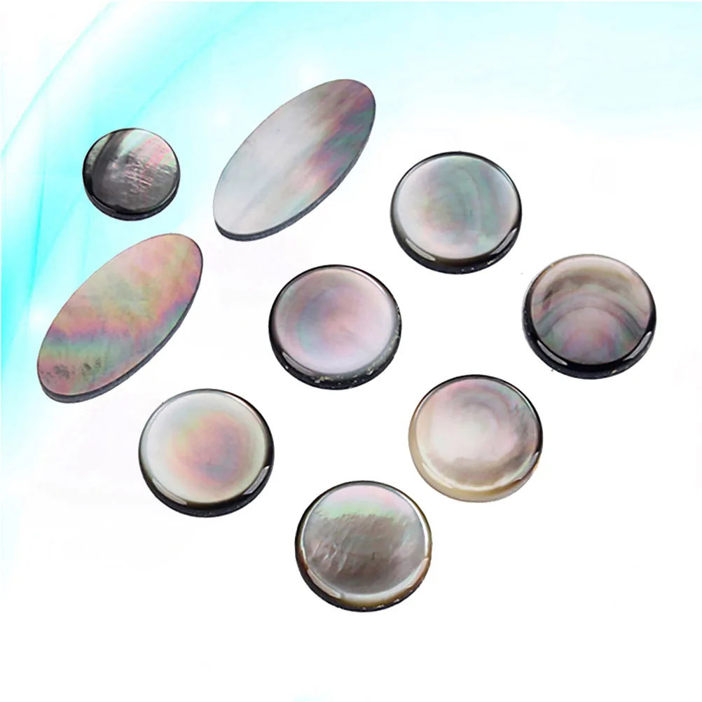 9 قطعة مجموعة أزرار مفتاح الساكسفون الأخضر تطعيم الملحقات ل ألتو تينور سوبرانو جودة عالية قذيفة المواد خفيفة الوزن #1