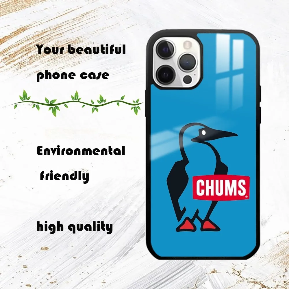 C-Chums Phone Case For iPhone 16 15 14 13 12 11 Pro Max Plus Mini PC Fashion mirror phone case