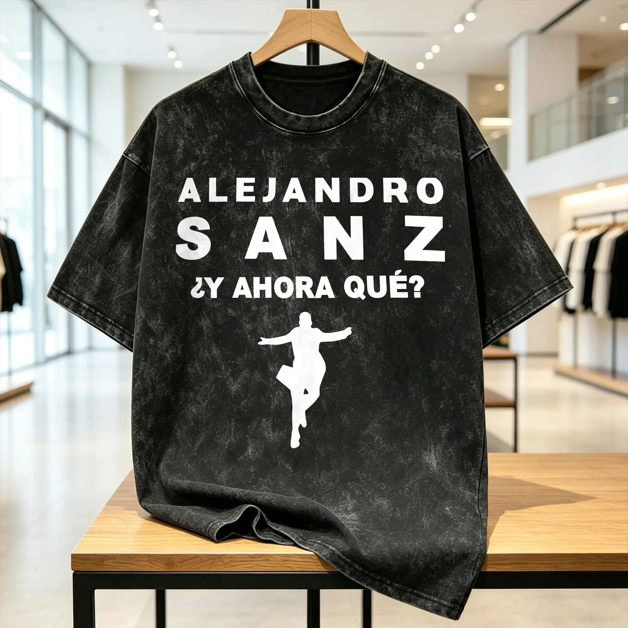 Harajuku Washed T Shirt Alejandro Sanzs Cotton T Shirts Spanish 2026 Tour Hippie Tee Shirt for Man Summer Aesthetic Top Tees