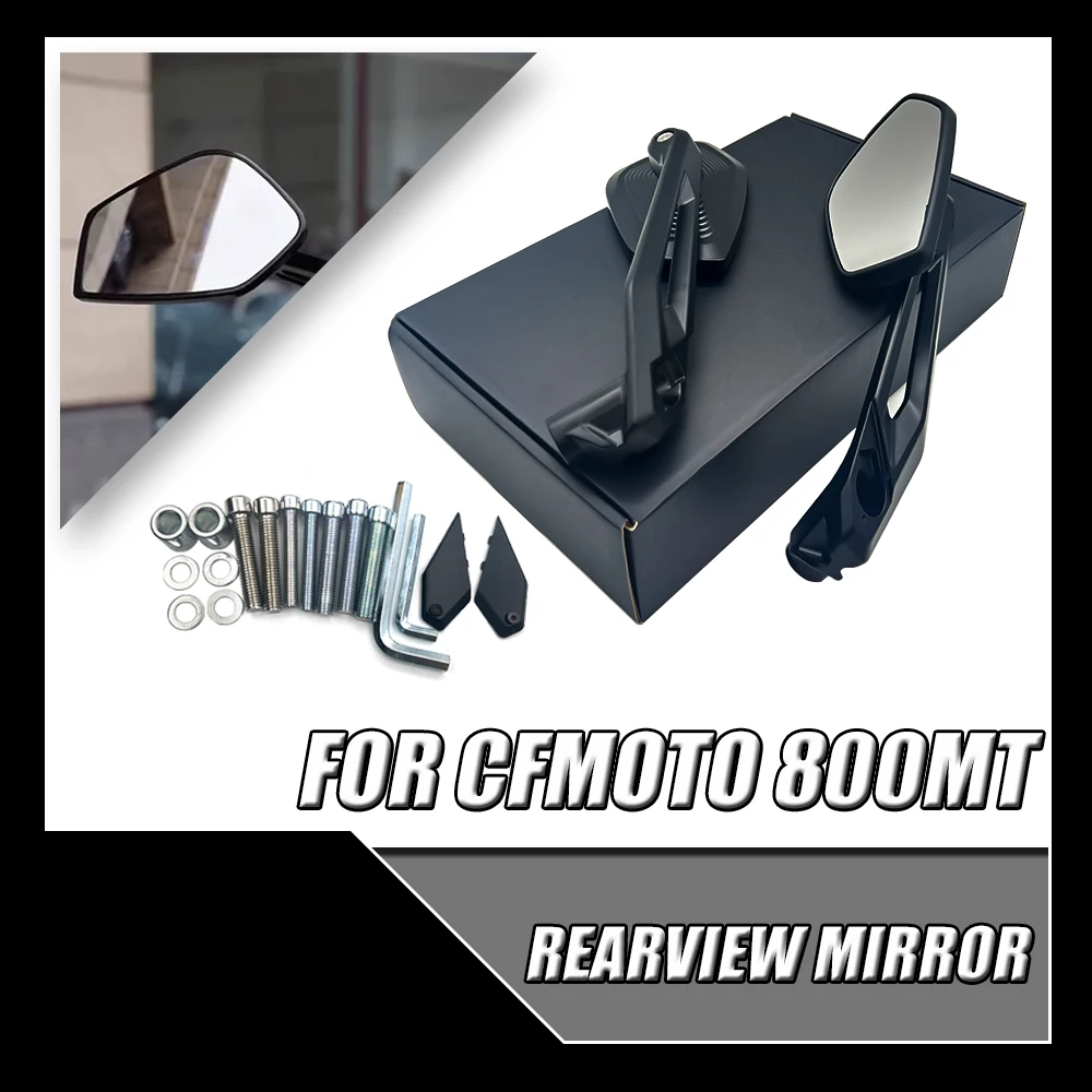 For CFMOTO 800MT MT 800 IBEX800 800MT Motorcycle Rear View Mirror Modified Rear View Mirror Reflector FIT