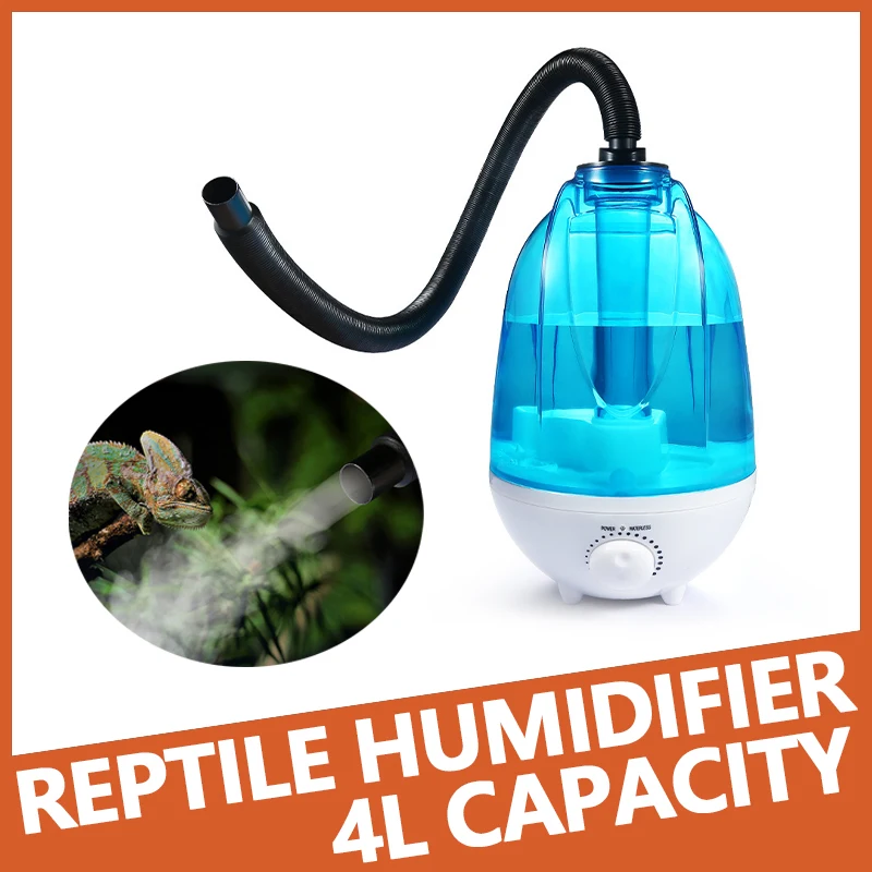 

Reptile Humidifier With Tube 4L Large Capacity Plant Spray Turtle Chameleon Lizard Tropical Pet Humidifier