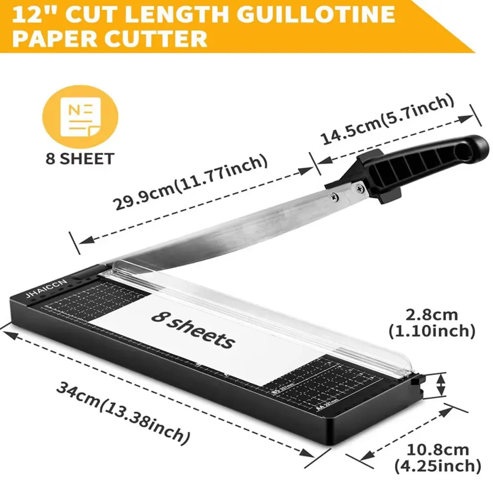 a4-precision-paper-cutter-guillotine-trimmer-for-photo-labels-with-r4-corner-rounder-cutting-board-paper-cutting-tool
