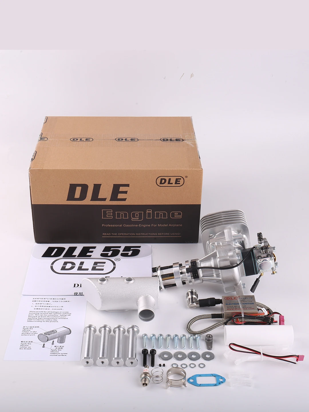 DLE 55 55CC Original GAS Engine For RC Airplane Model Hot Sell,DLE,DLE55CC,DLE-55CC Dle55 For RC Airplane Fixed Wing Model