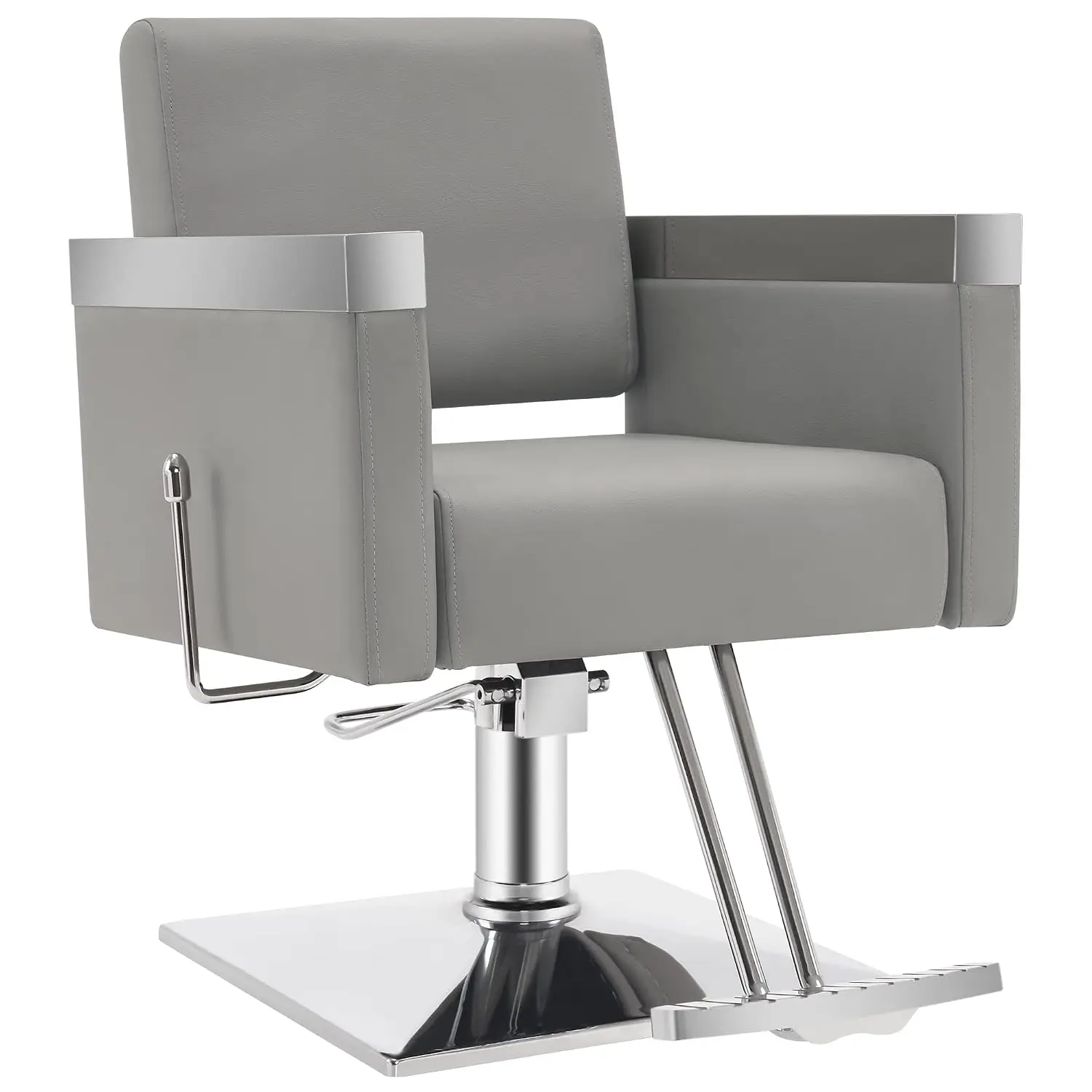 Reclining Hydraulic Barber Chair Salon Styling Chair 360° Swivel Adjustable Backrest Comfortable Heavy Duty, Customized