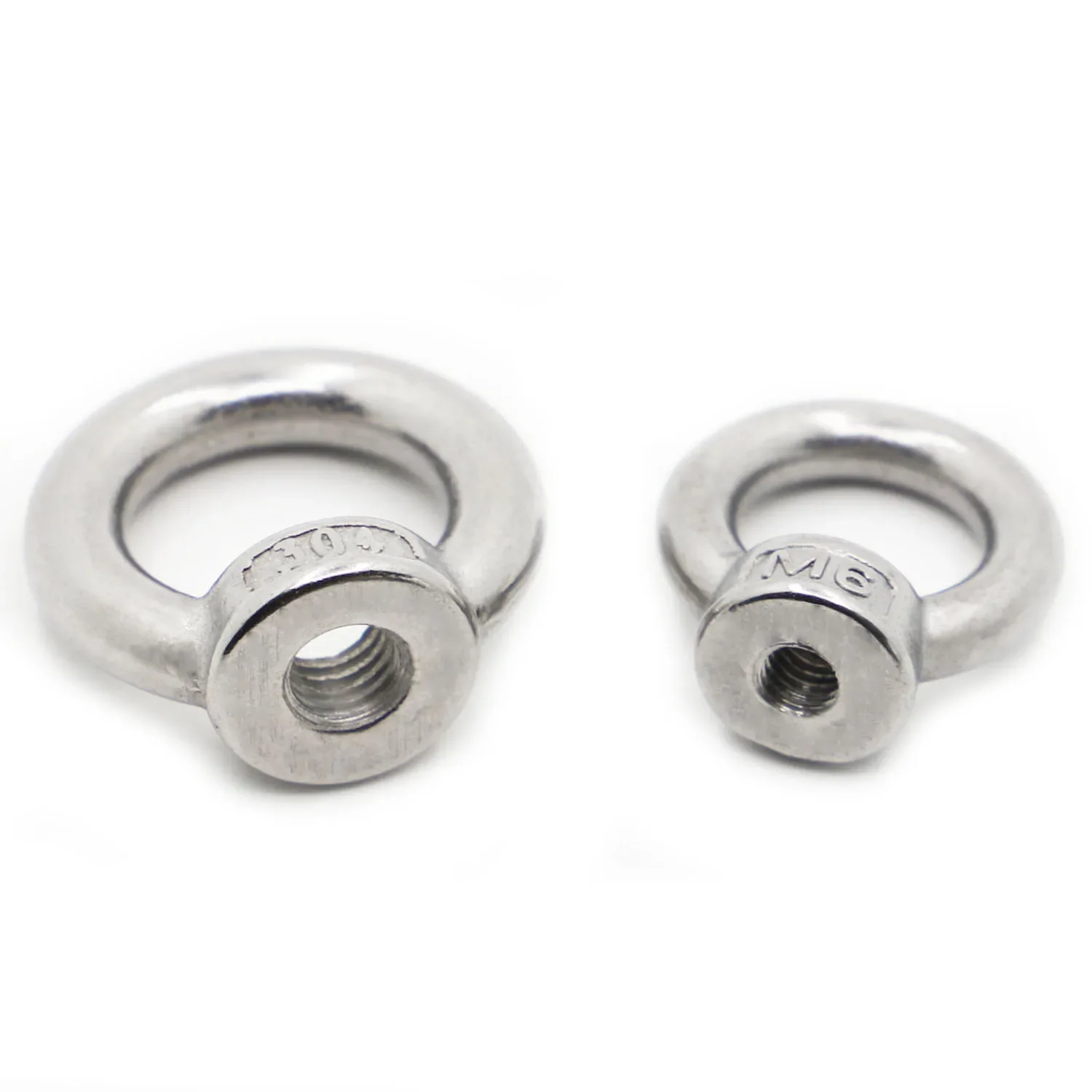 M3 M4 M5 M6 M8 M10 M12 304 Stainless Steel Marine Lifting Eye Nut Ring Nut Thread DIN582