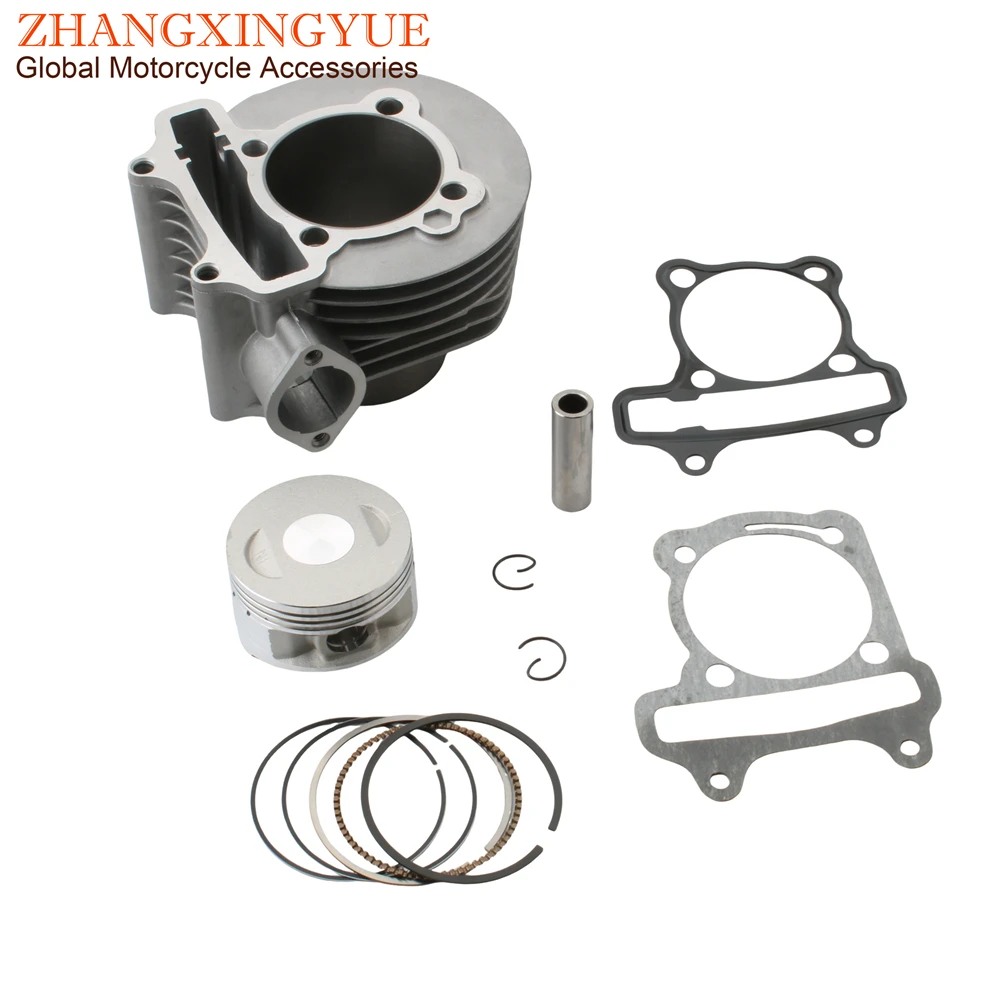 Image of 61mm 63mm 180cc 200cc Big-Bore-Zylinderkit für SYM Fiddle II Megalo125 Tonik125 VS125 Symphony 125 SR 4T