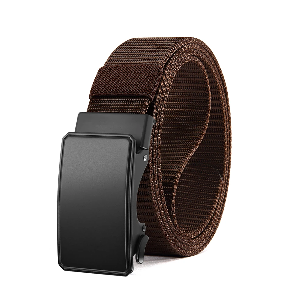 Men's Elastic Metal Automatic Buckle Tactical Belt