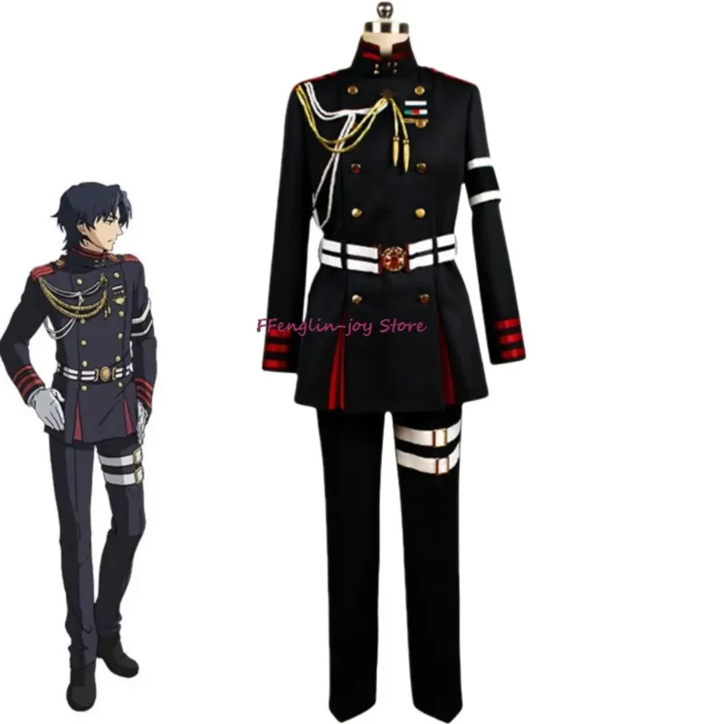 

Аниме Серафим Конца Гурен Ичиноз Косплей Костюм Owari No Seraph Парик Военная Униформа Мужчина Женщина Карнавальный Рождественский Костюм