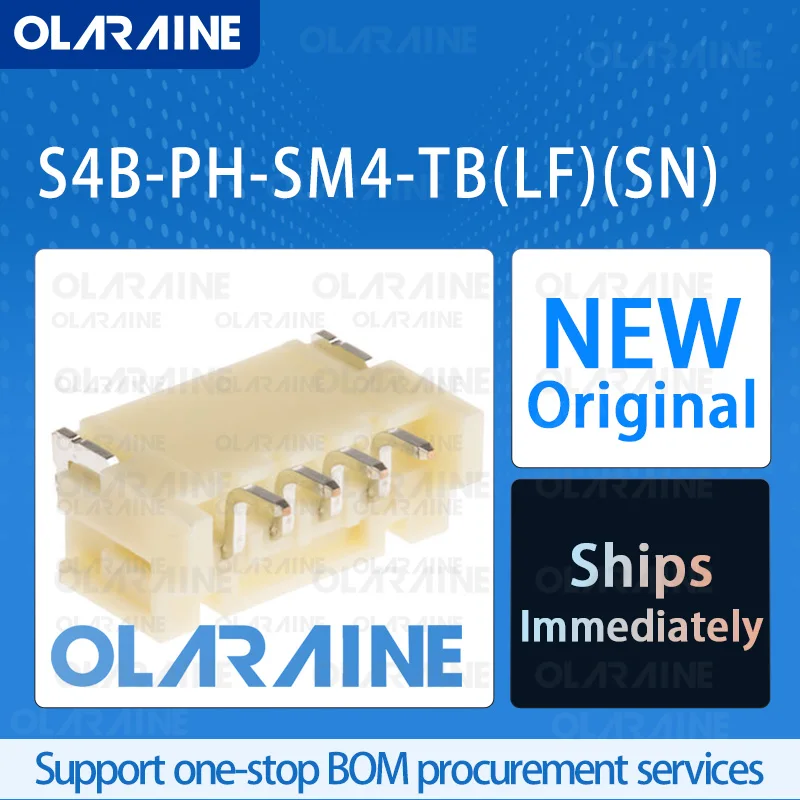

20/50/100Pcs S4B-PH-SM4-TB(LF)(SN) 100% brand new and original IC chip Connector headers and wire housings 4 Position