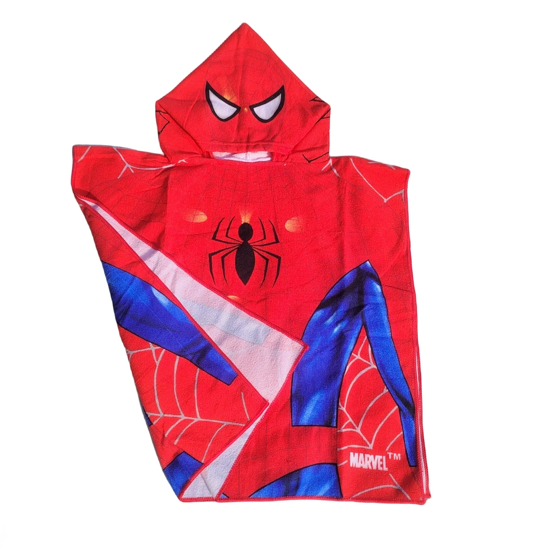 New Fall/Winter Children\'s hooded Bathrobe Children\'s Bathrobe Boys Girls Cute cartoon Spider-Man Mickey Minnie Pajamas robe