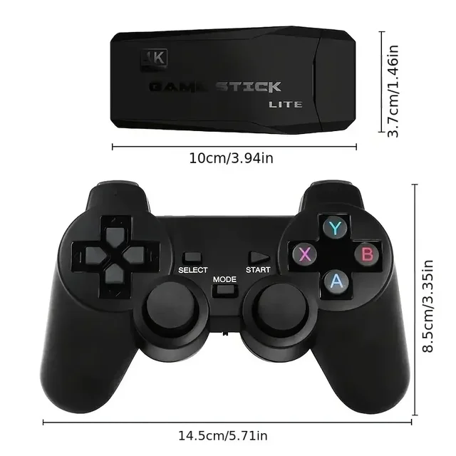 Video Game Console 2.4G Double Wireless Controller 4K HDMI for PS1/SFC/NES TV & PC 20000 Games 64GB Retro Children's Christmas 6 Video Game Console 2.4G Double Wireless Controller 4K HDMI for PS1/SFC/NES TV & PC 20000 Games 64GB Retro Children's Christmas 6