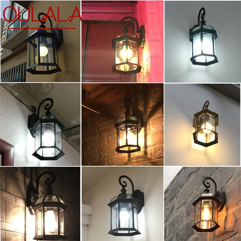 

BERTH Outdoor Wall Sconces Lamp Classical Light Retro LED Waterproof for Home Aisle Decoration