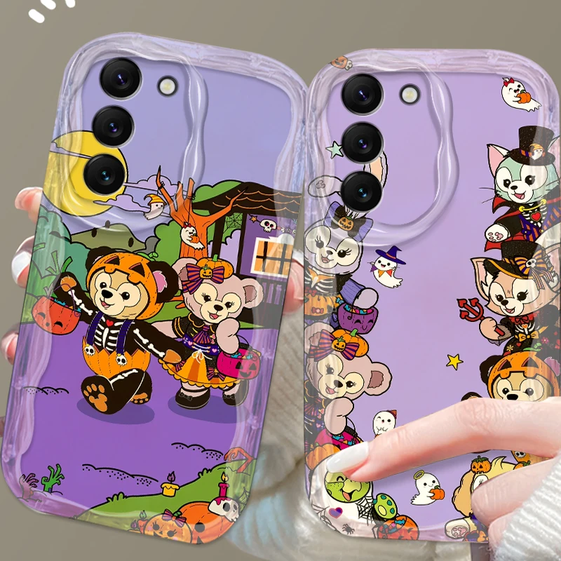 Amigo de Disney-StellaLou bonito para Samsung, Funda do óleo da onda, S24, S23, S21, S20 ultra, mais FE, A73, A72, A71, A51, A31, A05S, A05, A04, 5G