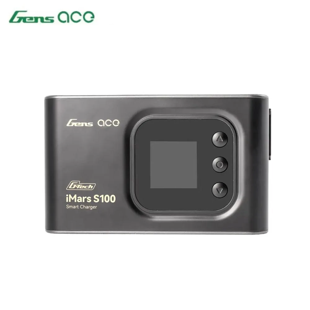 

Gens ACE IMARS S100 100W Smart Charger LiPo Battery Balance Charger Discharger 2-6S For RC FPV Model Airplane Drone RC Tools