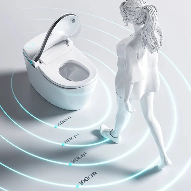 Picture 4: Japanese Sanitary Smart Toilet Floor Uv Sterilizer Uk Seat Cover Smart Toilet Minimalist Organizer Slimme Wc Home Furniture