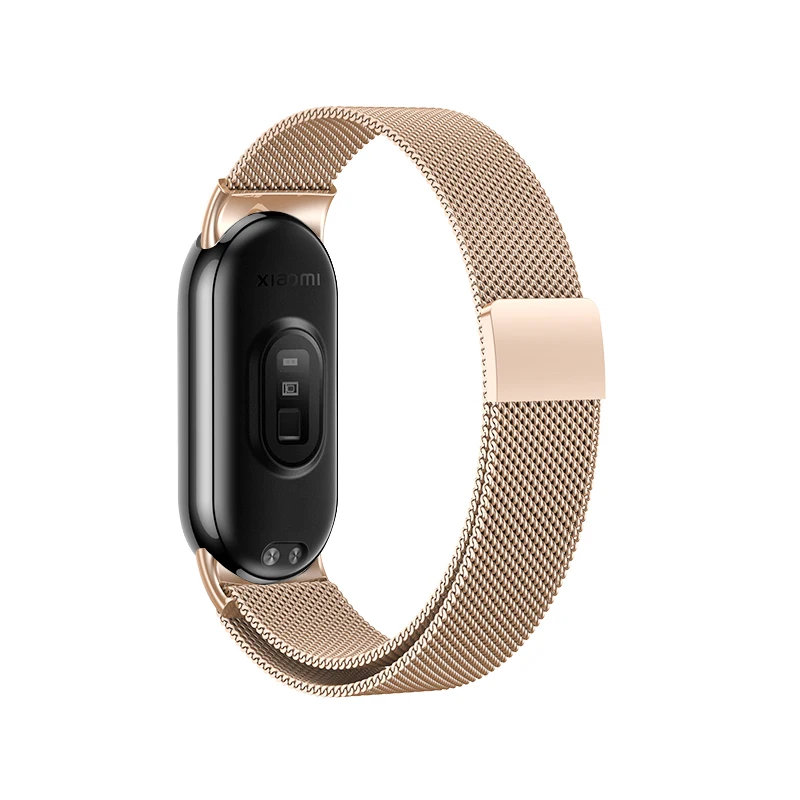 Milanese Loop Armband für Xiaomi Band 11 10, magnetisches Metallarmband, Edelstahl, bequemes Handgelenksband für Mi Band 8 9 10 – Detail 8