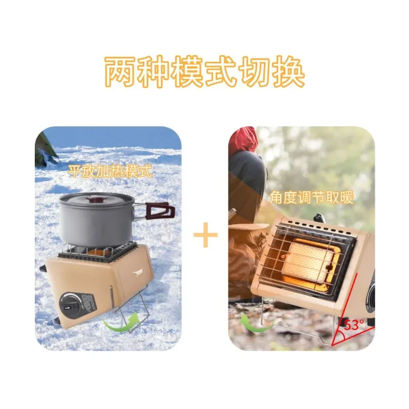 

Наружная портативная маленькая кассетная печь, многофункциональная система отопления для бытовой вентиляции