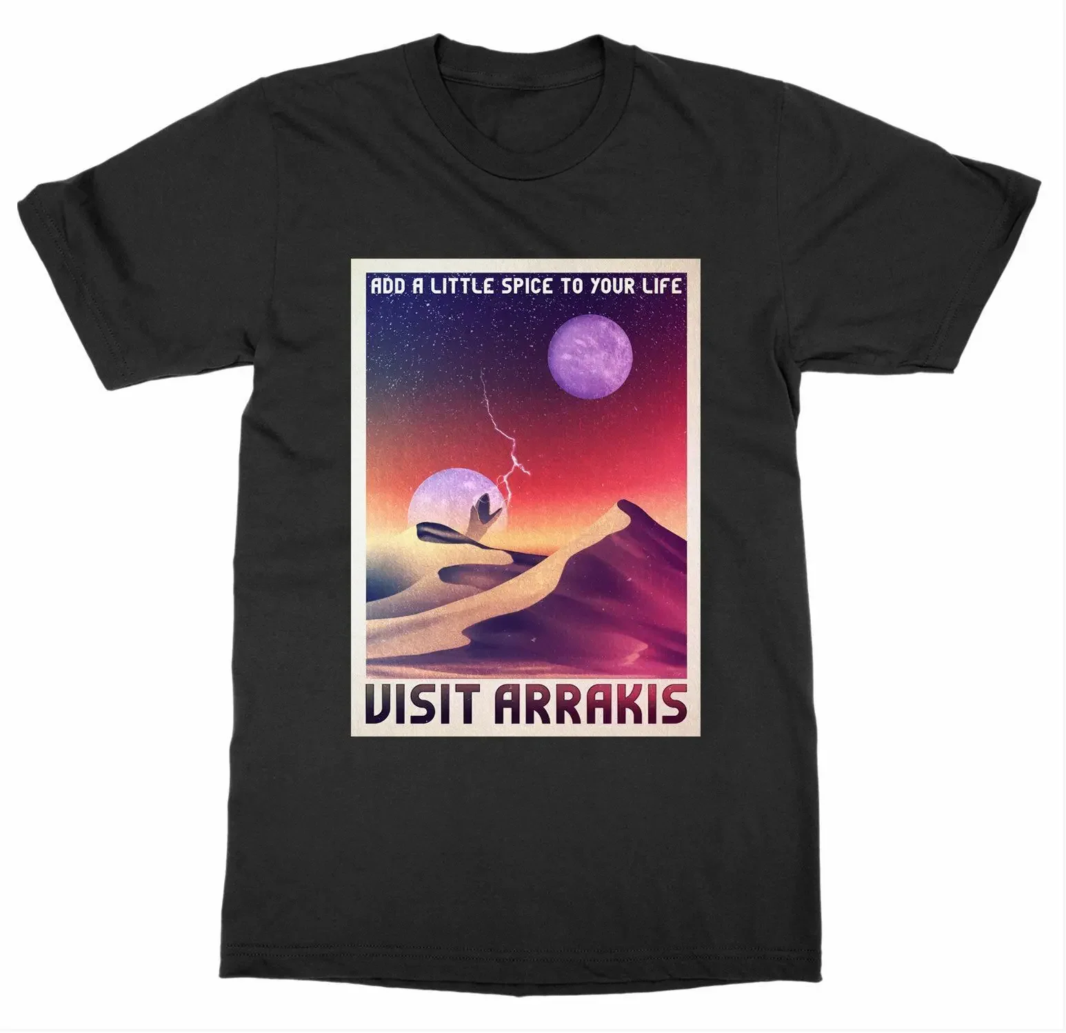 Libro classico di fantascienza Arrakis Dune T-shirt 100% cotone O-Collo Estate manica corta Casual T-shirt da uomo Taglia S-3XL