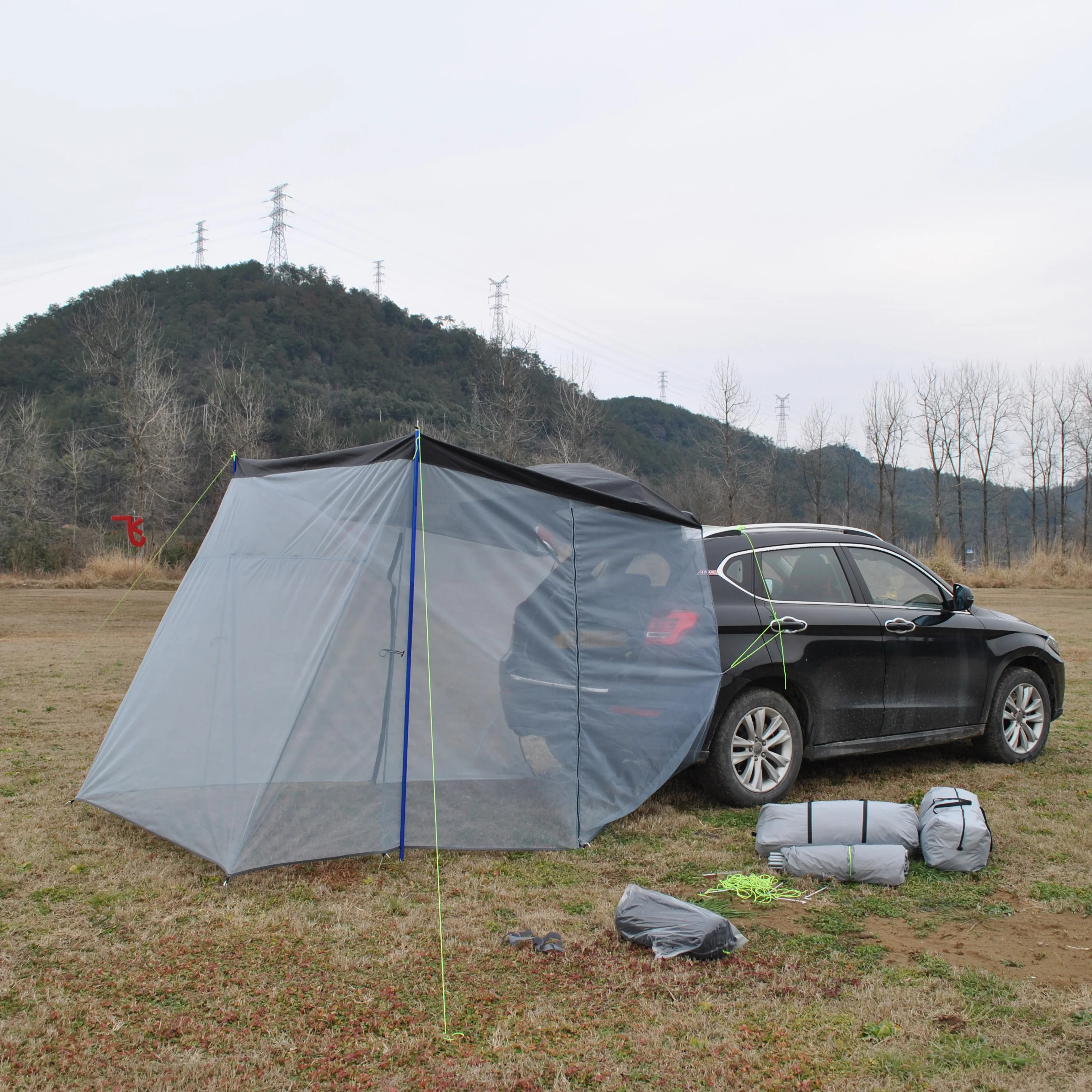 CZX-563 Car Rear Tent Awning Sun Shelter Portable Tent with Mosquito Net, SUV awning,Car Canopy,Car Awning Sun Shelter tent