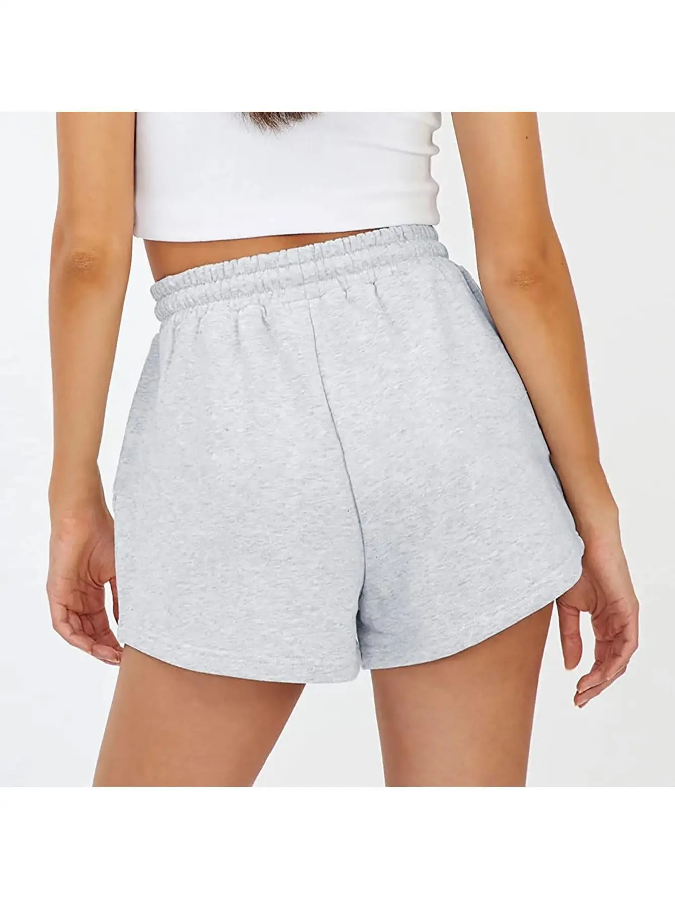Womens Sweat Shorts with Pockets Casual Summer Comfy Lounge Shorts,Athletic Workout