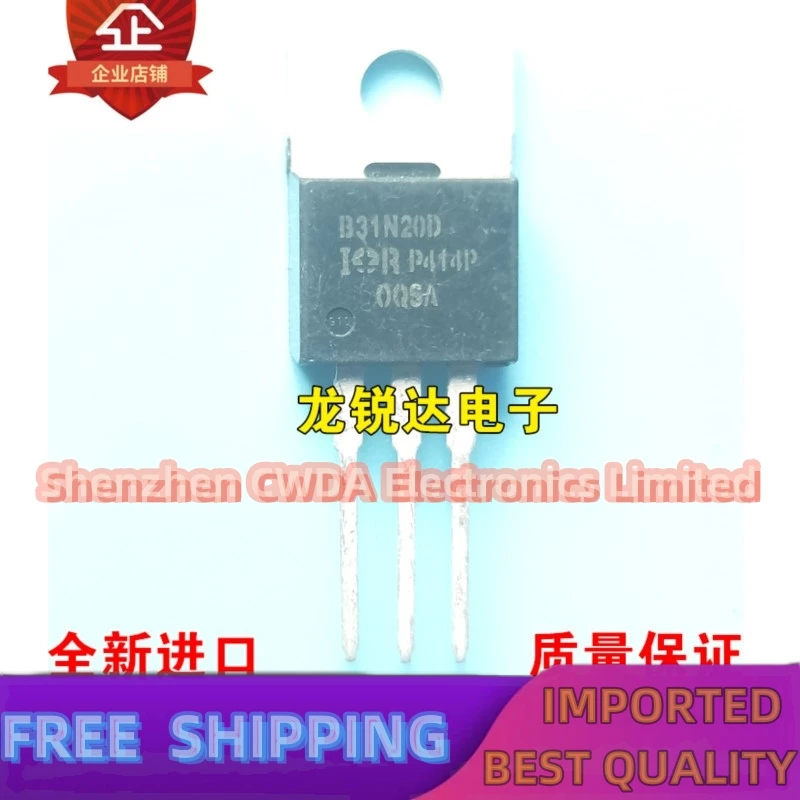 10 قطعة-20 قطعة IRFB31N20 B31N20D TO-220 MOS 31A 200V في المخزون