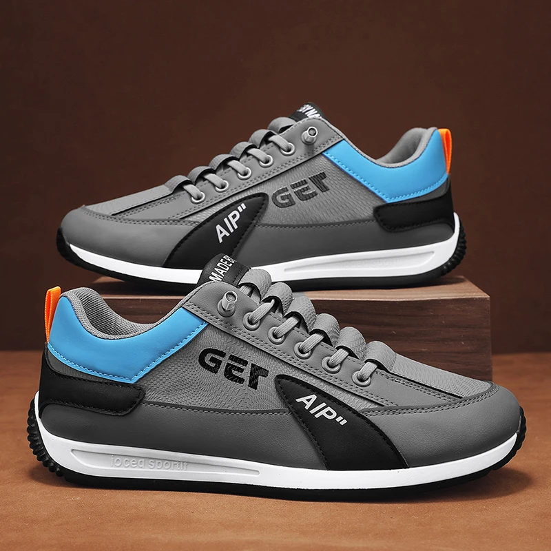 

Men's Spring New Lightweight Running Shoes Slip-On Casual Low-Top Color Block Upgraded Version Comfortable Cotton Lined Sneakers