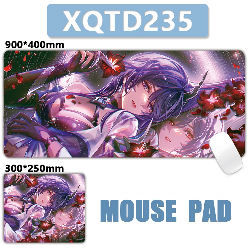 Acheron Honkai Star Rail XXL Grande Mouse Pad Computador Portátil Antiderrapante Teclado De Escritório Mat De Mesa Mousepad