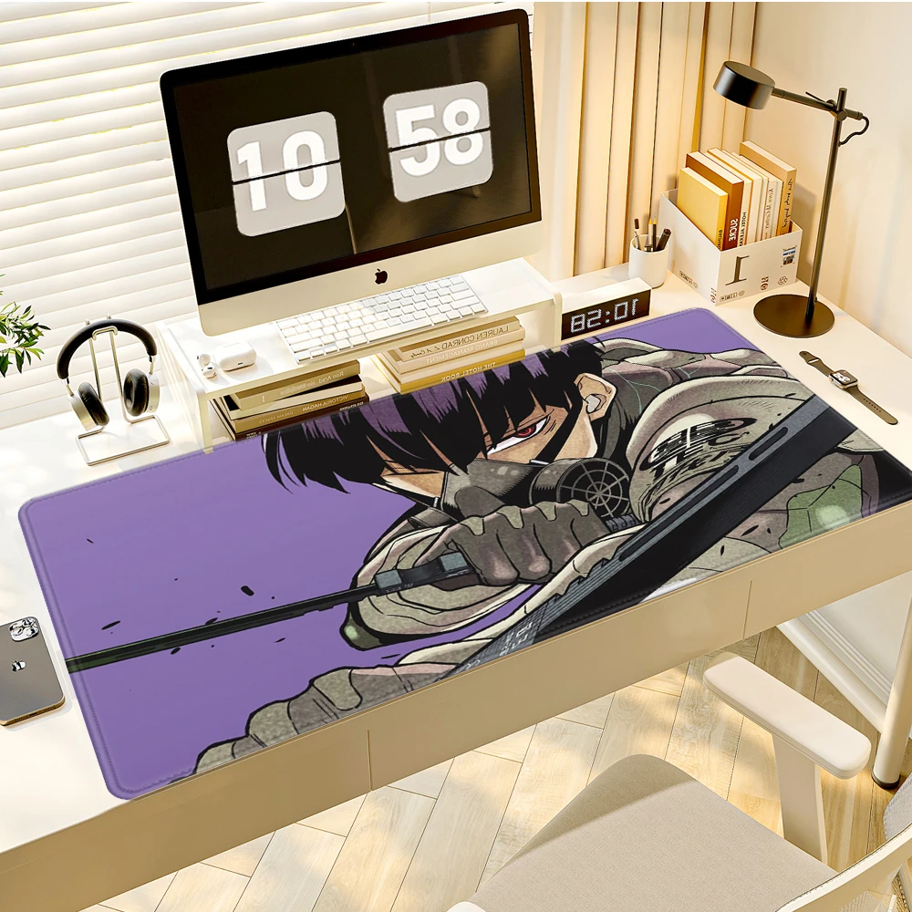 HYBXAXC HD Mousepad New Anime K Kaiju No. 8 Mousepad, großes Gaming-Mauspad, LockEdge, verdickte Tischunterlage für Computertastatur, Schreibtischunterlage