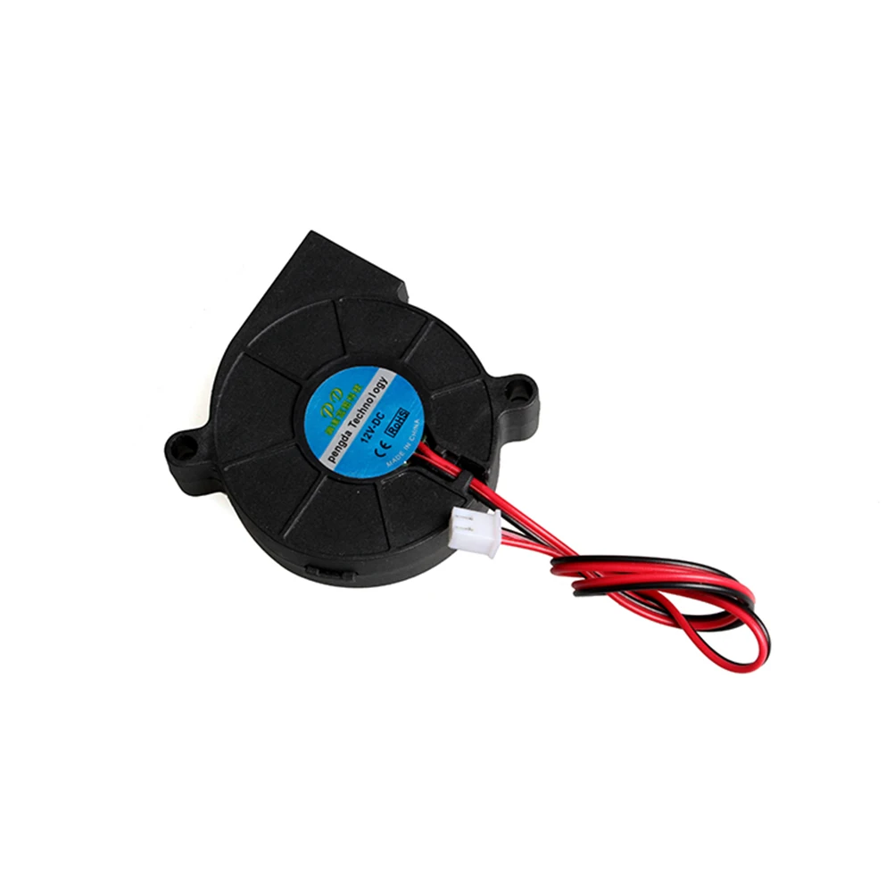 

3D Printer Blowing Fan 12V Cooling Heatsink Black 54 26mm Pitch 1 8W Long Life Low Noise Oil Bearing Notebook Cooler