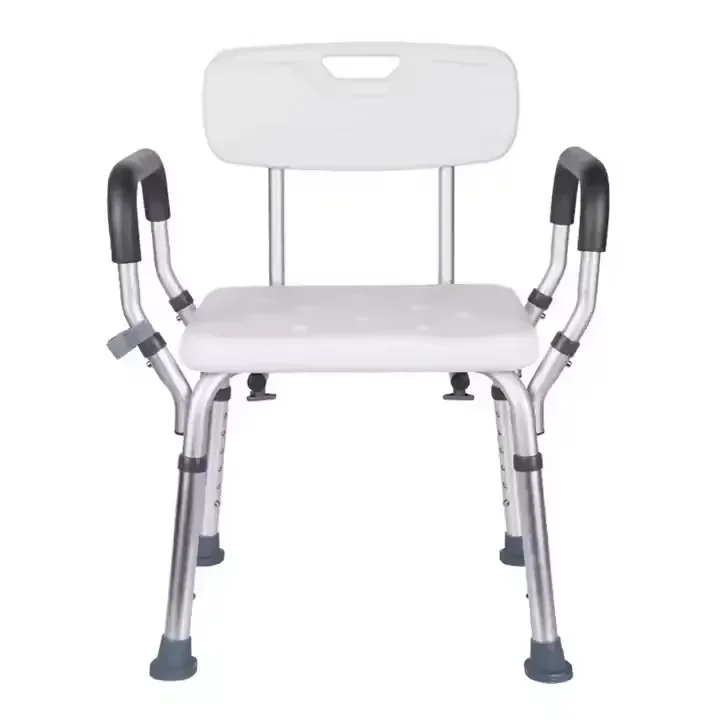 Bathing Chair for Handicapped Bathroom Aluminum Alloy Shower Chair for Elderly