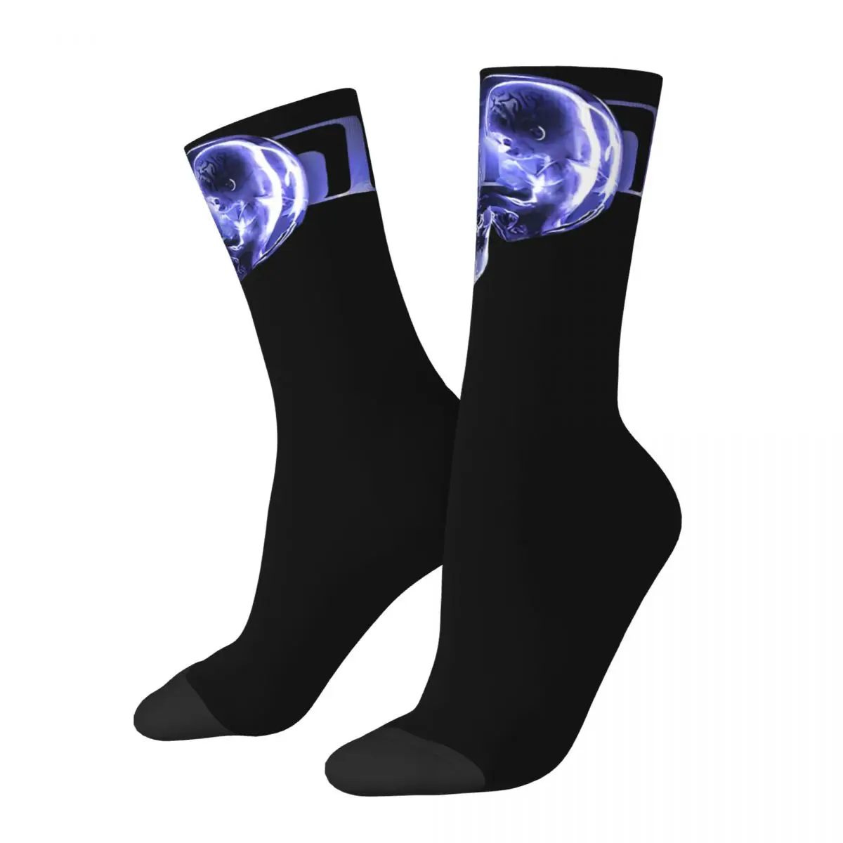 Hip-hop Tool Rock Band Album Design Sports Socks Merchandise All Seasons Skull Punk Super Soft Middle Tube Socks Non-slip