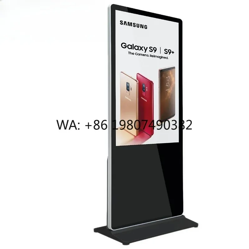 

43 55 65 Inch Smart Interactive Vertical Touch Totem Floor Stand LCD Digital Poster Advertising Display