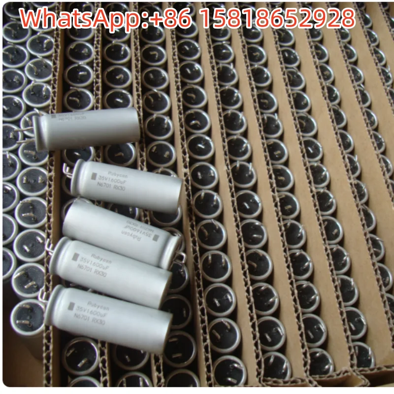 2pcs 35V 1600UF instead of 1500UF thick copper pin Japan Rubycon audio filter capacitor