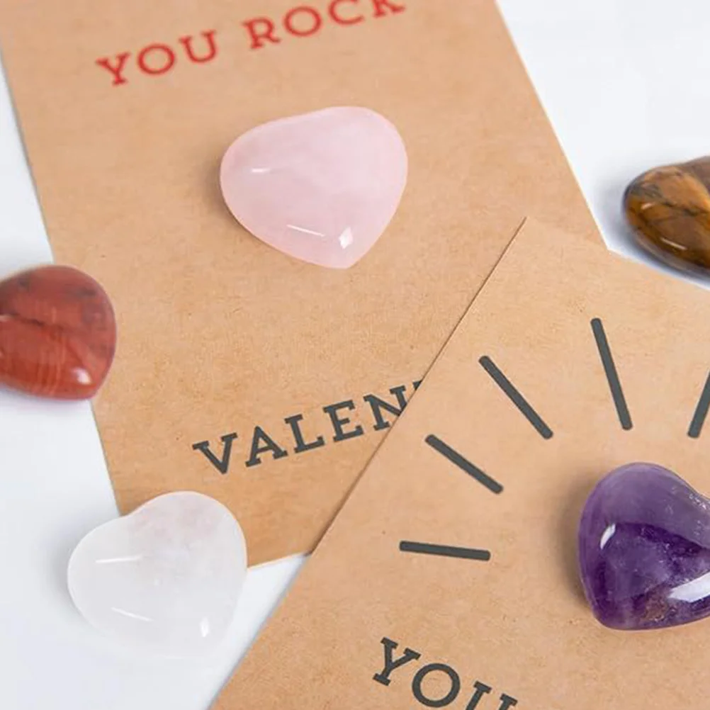 

1Set Valentines Day Cards Heart Crystals Kids Classroom Gift Exchange Bulk Kids Prizes Party Favor Valentine' Day Exchange Cards